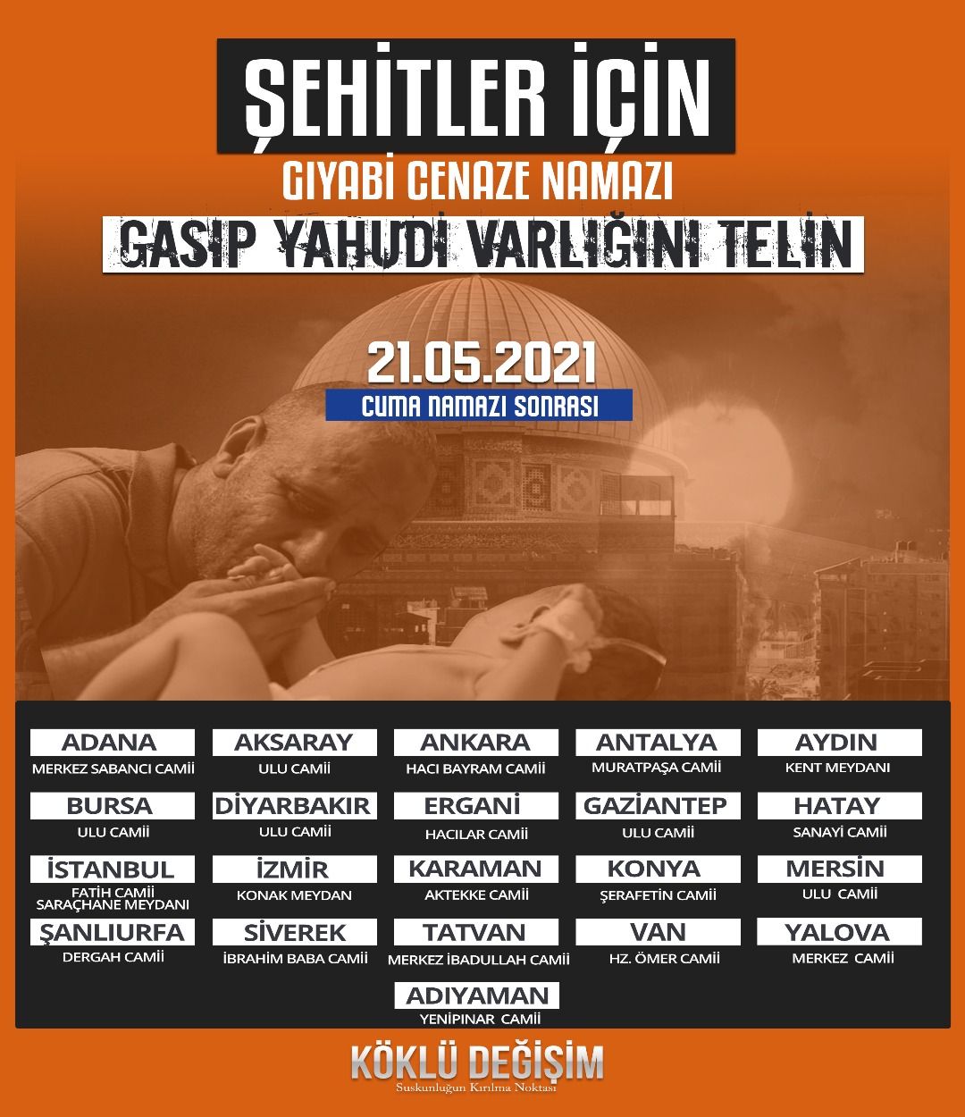 KUDUS giyabi cenaze poster