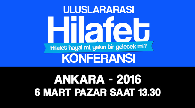 ankara uluslararasi hilafet konferansina davet