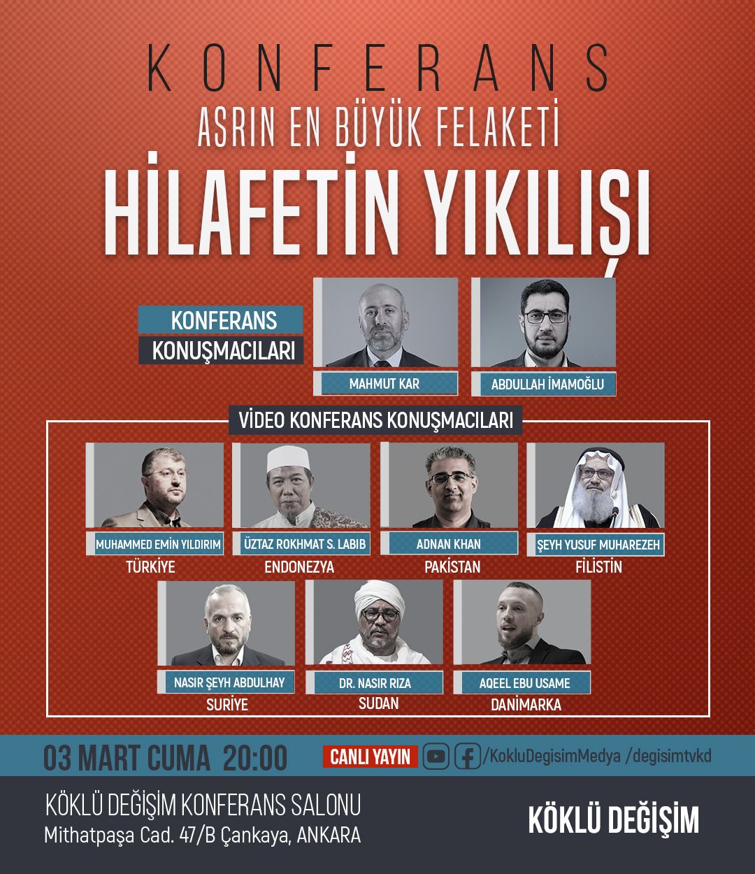 3 MART 2023 Konferans afis